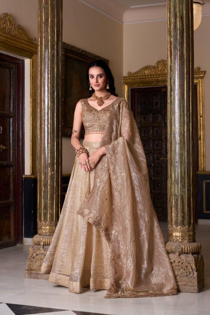 Golden Lehenga