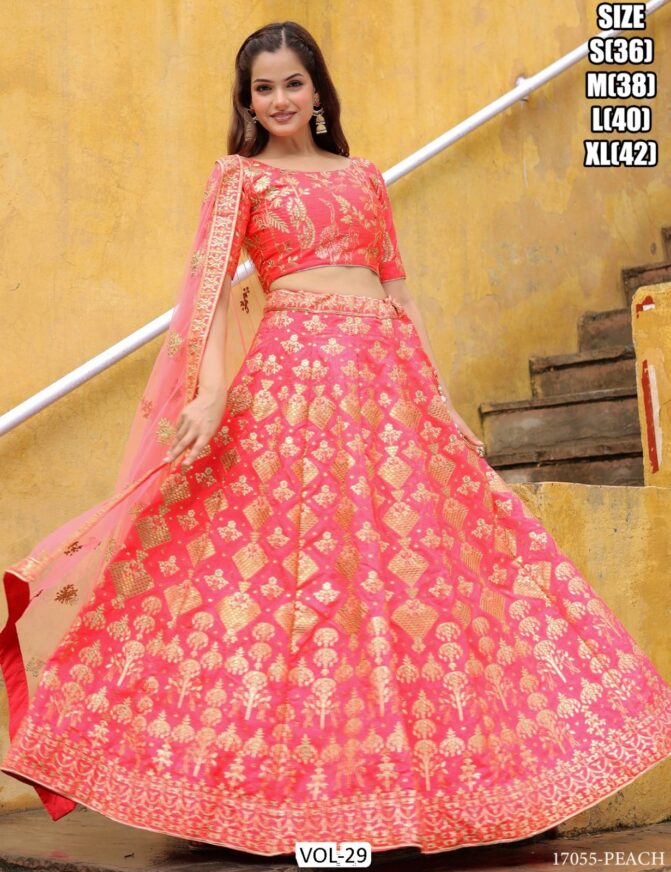 Shining Dark Pink Stylish Lehenga