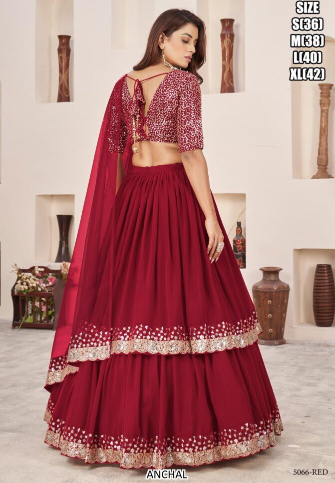 Double Choli Design Lehenga
